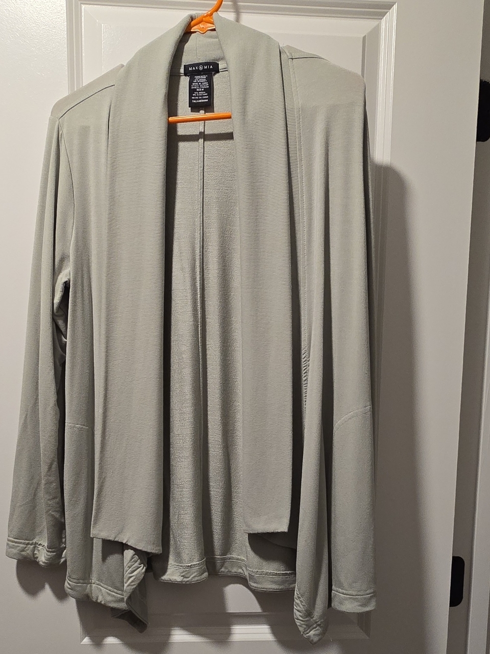 MIA Ribbed Top in Light Taupe